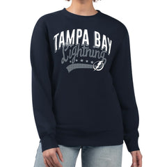 NHL Tampa Bay Lightning G-III 4Her by Carl Banks Women's Filigree Team Graphic Fleece Pullover Sweatshirt