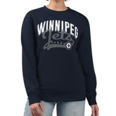 NHL Winnipeg Jets G-III 4Her by Carl Banks Women's Filigree Team Graphic Fleece Pullover Sweatshirt
