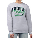NHL Vancouver Canucks G-III 4Her by Carl Banks Women's Filigree Team Graphic Fleece Pullover Sweatshirt