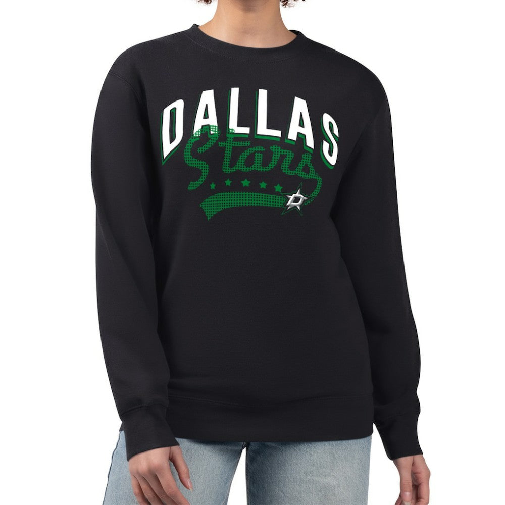 NHL Dallas Stars G-III 4Her by Carl Banks Women's Filigree Team Graphic Fleece Pullover Sweatshirt