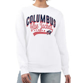 NHL Columbus Blue Jackets G-III 4Her by Carl Banks Women's Filigree Team Graphic Fleece Pullover Sweatshirt