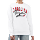 NHL Carolina Hurricanes G-III 4Her by Carl Banks Women's Filigree Team Graphic Fleece Pullover Sweatshirt