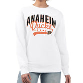 NHL Anaheim Ducks G-III 4Her by Carl Banks Women's Filigree Team Graphic Fleece Pullover Sweatshirt