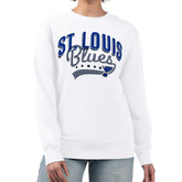 NHL St. Louis Blues G-III 4Her by Carl Banks Women's Filigree Team Graphic Fleece Pullover Sweatshirt
