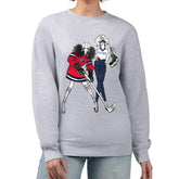 NHL Columbus Blue Jackets G-III 4Her by Carl Banks Women's Hockey Girls Team Graphic Fleece Pullover Sweatshirt