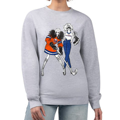 NHL New York Islanders G-III 4Her by Carl Banks Women's Hockey Girls Team Graphic Fleece Pullover Sweatshirt