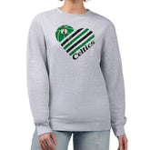 Boston Celtics G-III 4Her by Carl Banks Women's Heart Graphic Fleece Pullover Sweatshirt
