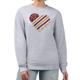 Cleveland Cavaliers G-III 4Her by Carl Banks Women's Heart Graphic Fleece Pullover Sweatshirt sale