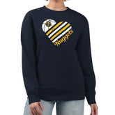 Denver Nuggets G-III 4Her by Carl Banks Women's Heart Graphic Fleece Pullover Sweatshirt sale
