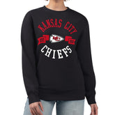 G-III 4Her by Carl Banks Women's Large Team Graphic Fleece Pullover Sweatshirt - Kansas City Chiefs Pullover
