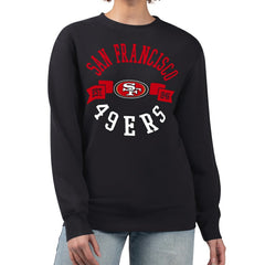 G-III 4Her by Carl Banks Women's Large Team Graphic Fleece Pullover Sweatshirt - San Francisco 49ers Pullover