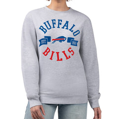G-III 4Her by Carl Banks Women's Large Team Graphic Fleece Pullover Sweatshirt - Buffalo Bills Pullover