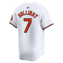 White Jackson Holliday Baltimore Orioles Nike Home Limited Player Jersey