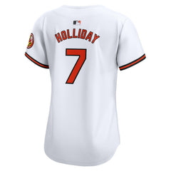 White Jackson Holliday Baltimore Orioles Nike Women's Home Limited Player Jersey