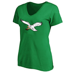 Saquon Barkley Women's Plus Size Fair Catch Name & Number Scoop Neck T-Shirt - Philadelphia Eagles T-shirts