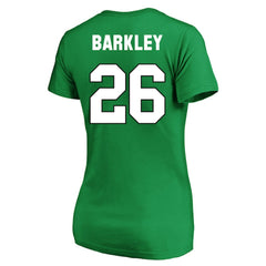 Saquon Barkley Women's Plus Size Fair Catch Name & Number Scoop Neck T-Shirt - Philadelphia Eagles T-shirts