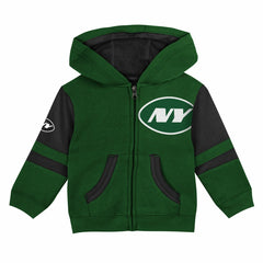 Preschool Stadium Color Block Full-Zip Hoodie - New York Jets Hoodies
