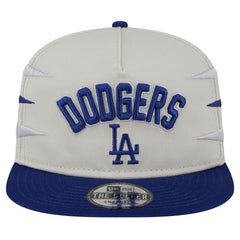 Cream Los Angeles Dodgers New Era Iron Golfer Snapback Hat