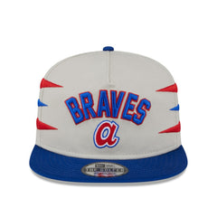 Cream Atlanta Braves New Era Iron Golfer Snapback Hat