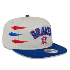 Cream Atlanta Braves New Era Iron Golfer Snapback Hat