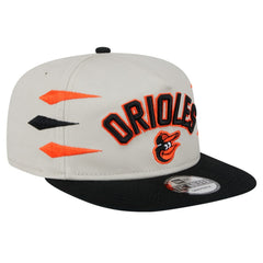 Cream Baltimore Orioles New Era Iron Golfer Snapback Hat