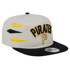 Cream Pittsburgh Pirates New Era Iron Golfer Snapback Hat