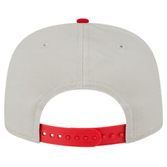 Cream Cincinnati Reds New Era Iron Golfer Snapback Hat