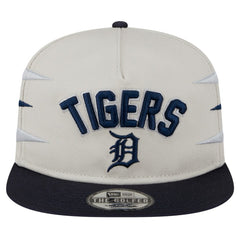 Cream Detroit Tigers New Era Iron Golfer Snapback Hat