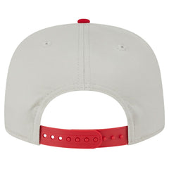 Cream Los Angeles Angels New Era Iron Golfer Snapback Hat