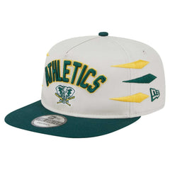 Cream Athletics New Era Iron Golfer Snapback Hat