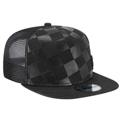 Black San Francisco Giants New Era Score Check 9FIFTY A-Frame Trucker Snapback Hat