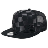 Black St. Louis Cardinals New Era Score Check 9FIFTY A-Frame Trucker Snapback Hat
