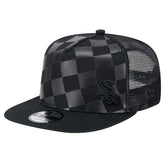 Black Chicago White Sox New Era Score Check 9FIFTY A-Frame Trucker Snapback Hat