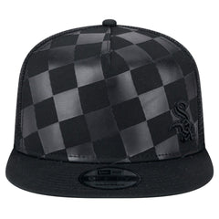 Black Chicago White Sox New Era Score Check 9FIFTY A-Frame Trucker Snapback Hat