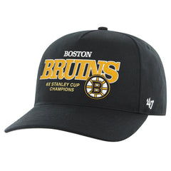 NHL Boston Bruins '47 6X Stanley Cup Champions Penalty Box Hitch Adjustable Hat