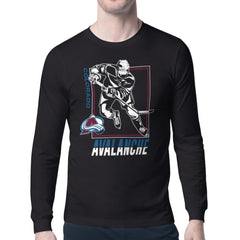NHL Colorado Avalanche Starter Player Grid Long Sleeve T-Shirt