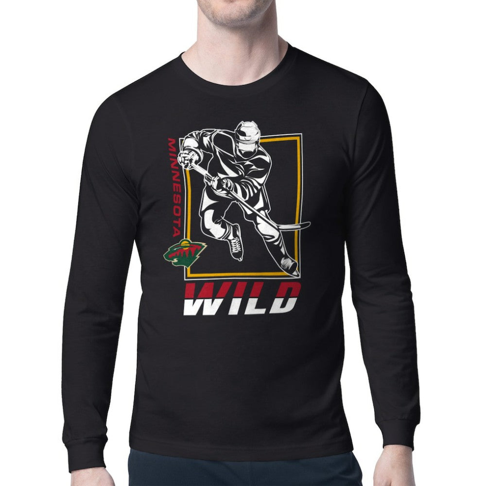 NHL Minnesota Wild Starter Player Grid Long Sleeve T-Shirt