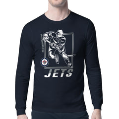 NHL Winnipeg Jets Starter Player Grid Long Sleeve T-Shirt