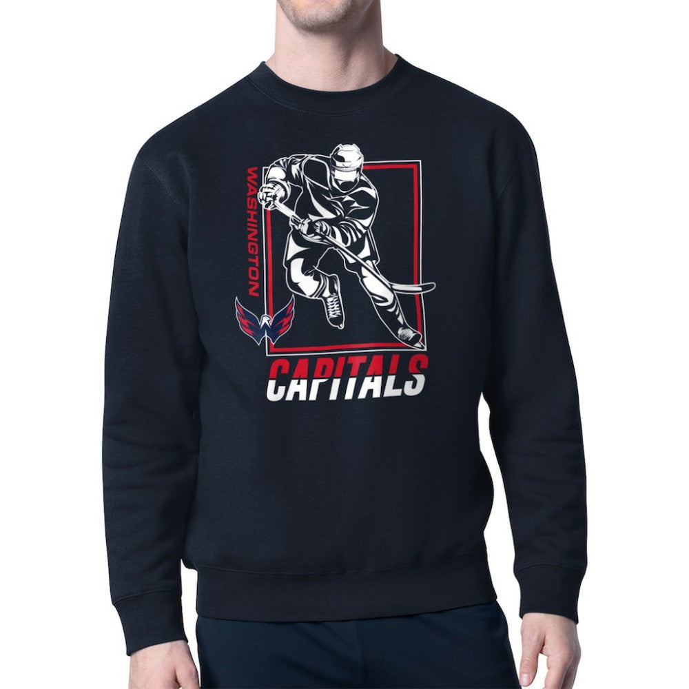NHL Washington Capitals Starter Player Grid Fleece Pullover Sweatshirt