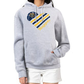 Denver Nuggets G-III 4Her by Carl Banks Women's Heart Pullover Hoodie - Heather Gray discount