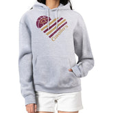 Cleveland Cavaliers G-III 4Her by Carl Banks Women's Heart Pullover Hoodie - Heather Gray outlet