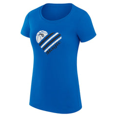Orlando Magic G-III 4Her by Carl Banks Women's Super-Slim Fit Lightweight Heart T-Shirt