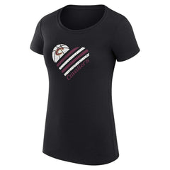 Cleveland Cavaliers G-III 4Her by Carl Banks Women's Super-Slim Fit Lightweight Heart T-Shirt sale