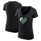 Boston Celtics G-III 4Her by Carl Banks Women's Super-Slim Fit Lightweight Heart V-Neck T-Shirt