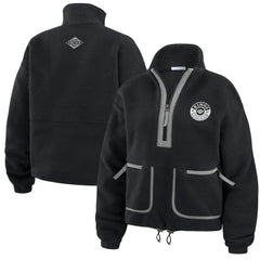 NHL Los Angeles Kings WEAR by Erin Andrews Women's Polar Fleece Half-Zip Jacket