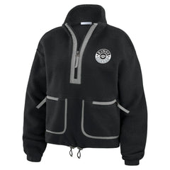 NHL Los Angeles Kings WEAR by Erin Andrews Women's Polar Fleece Half-Zip Jacket