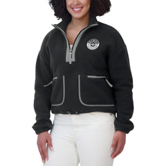 NHL Los Angeles Kings WEAR by Erin Andrews Women's Polar Fleece Half-Zip Jacket