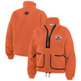 NHL Philadelphia Flyers WEAR by Erin Andrews Women's Polar Fleece Half-Zip Jacket