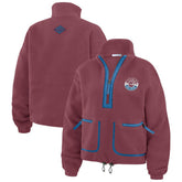 NHL Colorado Avalanche WEAR by Erin Andrews Women's Polar Fleece Half-Zip Jacket