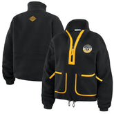NHL Pittsburgh Penguins WEAR by Erin Andrews Women's Polar Fleece Half-Zip Jacket